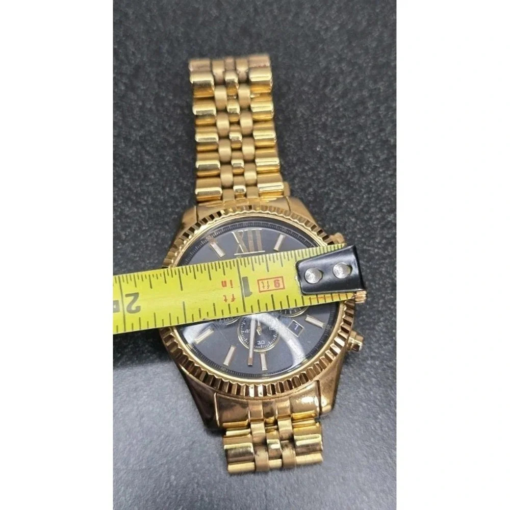 Michael Kors Lexington Chronograph Steel Black‎ Dial Quartz Mens Watch MK8286